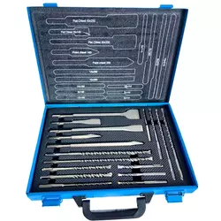 Hammer drill and chisel set