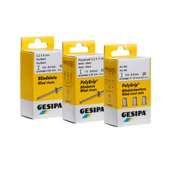 GESIPA Mini-Pack PolyGrip Blindnietmuttern A2